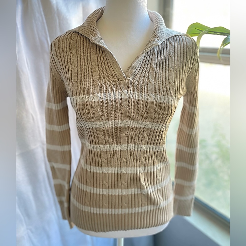 Liz Clairborne collared sweater